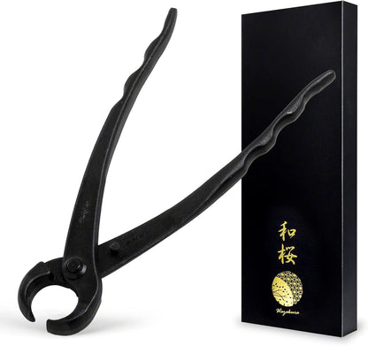 Wazakura Hand Forged Knob Bonsai Cutter Made in Japan 8-1/4 inch (210mm), Japanese Gardening Tools