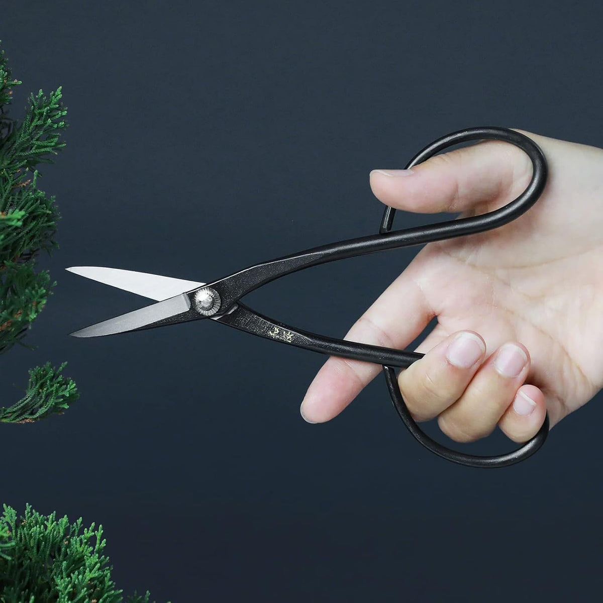 Wazakura Yasugi Steel Satsuki Bonsai Scissors for Trimming Made in Japan 7 inch (180 mm), Japanese