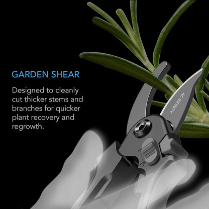 AC Infinity 8” Professional Bypass Pruning Shear, Stainless Steel SK-5 Blades with Nonstick Teflon