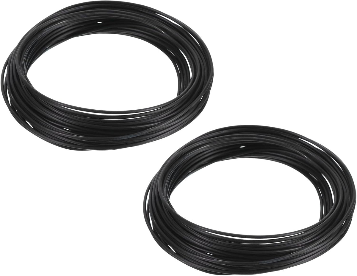PATIKIL 1.5mm Bonsai Training Wire, 2 Rolls Floral Wire Stems Anodized Aluminum Tree Wire 65.6 Feet