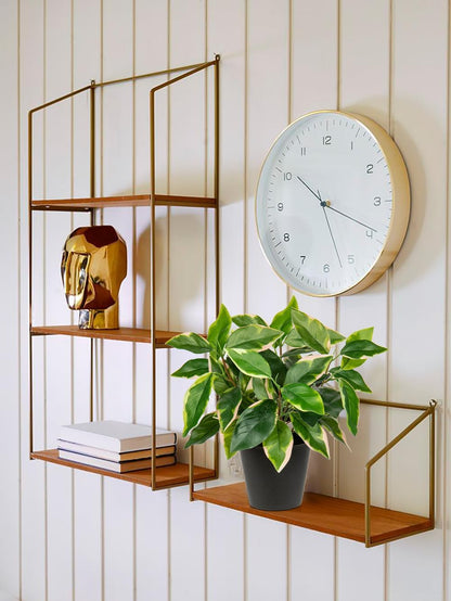 Artificial Plants Indoor Small Fake Plants in Pots Faux Pothos N‘ Joy Potted Plant Fake Indoor