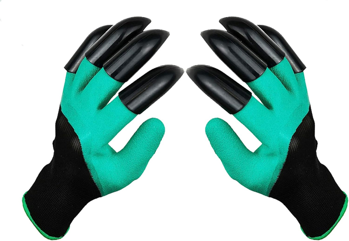 DCCPAA Garden Gloves with Claws,Claw Gardening Gloves for Digging,Planting, Weeding