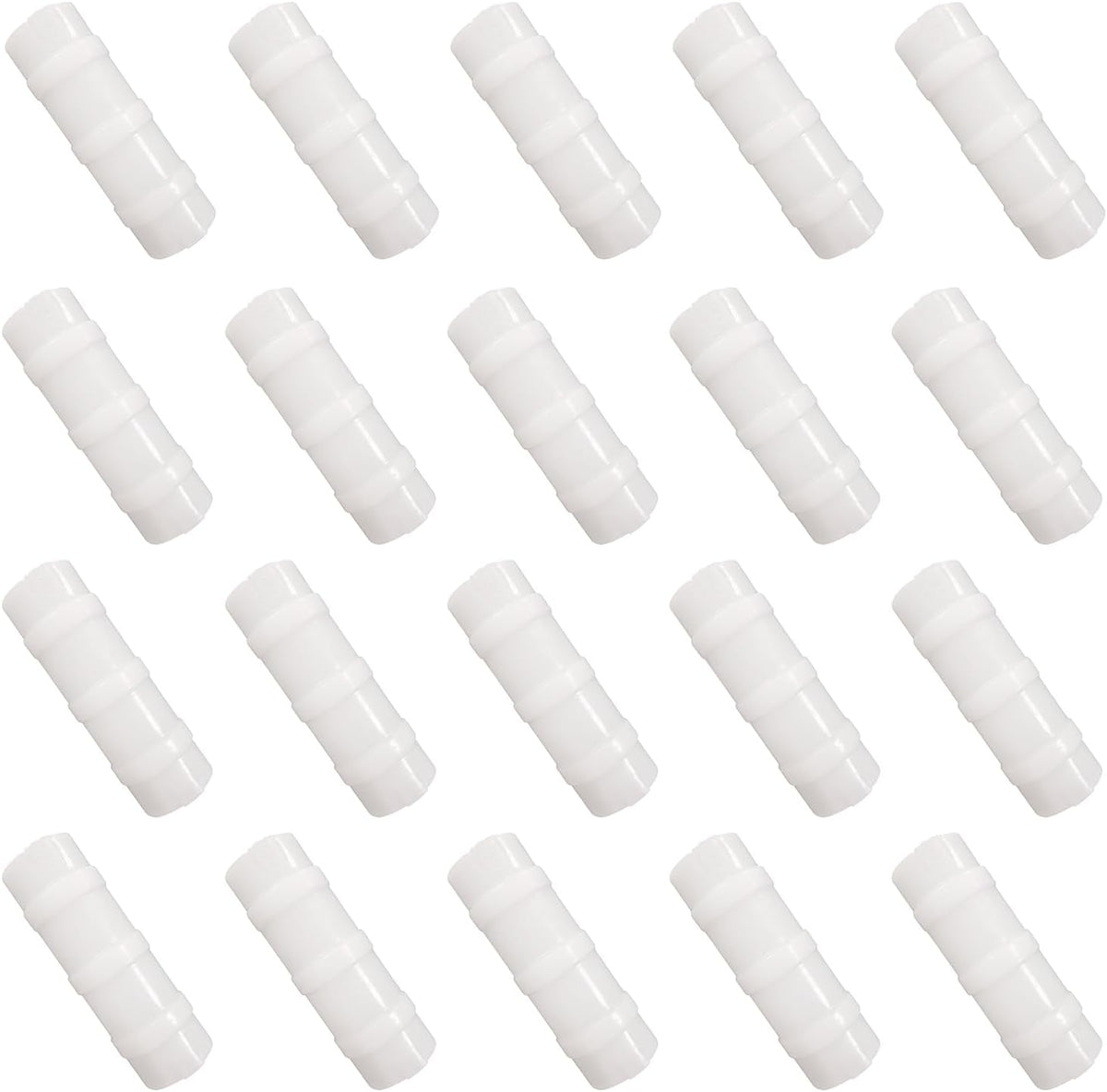 FDXGYH 20 Pcs Greenhouse Film Clamps ABS Snap ClampTube Clip Garden Buildings Tube Clip for 1" PVC