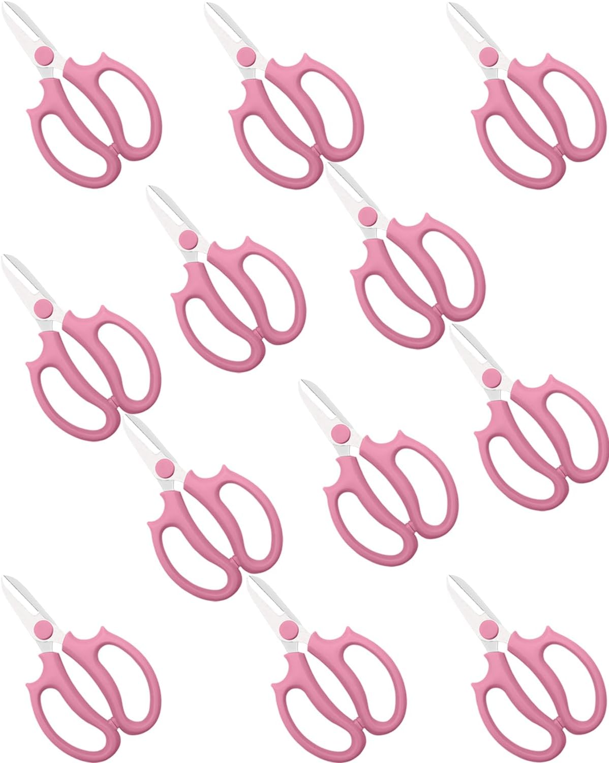 Pink Flower Scissors, Thickened Stainless Steel Floral Pruning Snips – Sharp Garden Clippers for