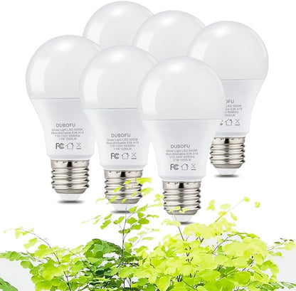 Grow Light Bulbs for Indoor Plants, Full Spectrum Grow Light Bulb, 11W LED Growing Plant Light Bulb