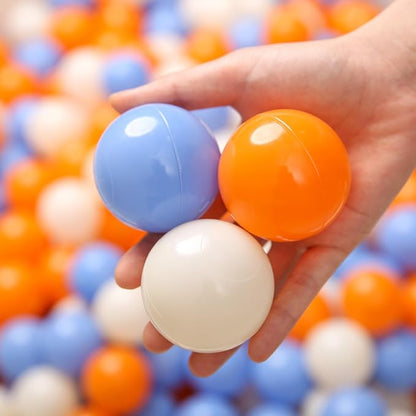 TRENDPLAY Plastic Balls for Ball Pits - Hollow Balls- Safe and Exciting Playtime - Perfect for Baby