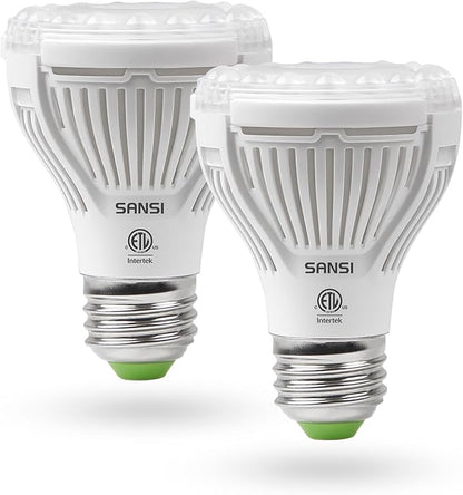 SANSI LED Grow Light Bulb for Seeds and Greens, Full Spectrum 10W Grow Light (150 Watt Equiv) with
