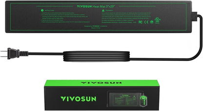 VIVOSUN Durable Waterproof Seedling Heat Mat 3" x 20" UL & MET-Certified Heating Pad for