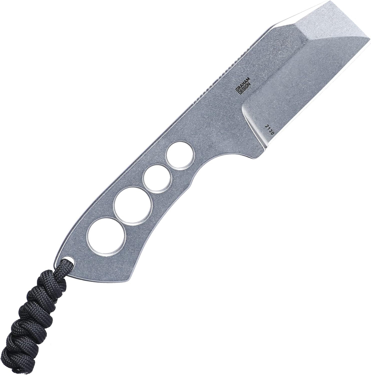 CRKT Razel Chisel Fixed Blade Knife: Everyday Carry Plain Edge, Stainless Steel Chisel Bevel