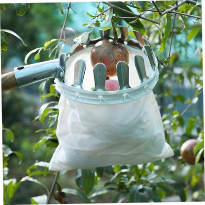 Fruit Picker Head Basket Fruit Picking Tools Fruits Catcher Metal Fruit Picker Agricultural Garden