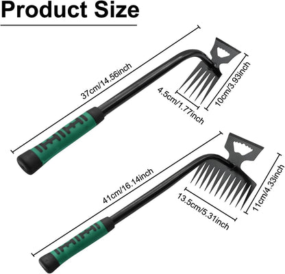 4 Pack Uprooting Weed Pulling Tools,Garden Hand Weeder Tools, Manual Multifunctional Weeders
