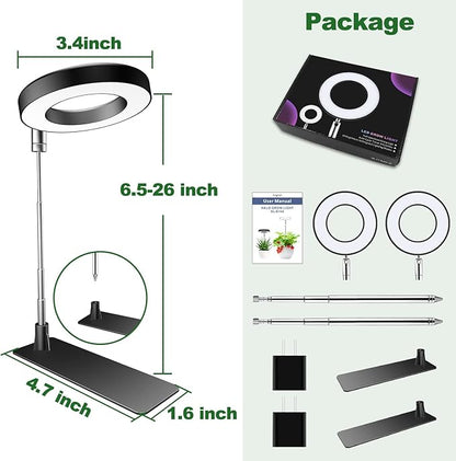 Grow Lights for Indoor Plants, 48 LEDs Full Spectrum Plant Light for Indoor Plants, Height