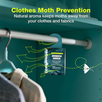 EcoVenger Pest Control Aroma Hanger 10-Pack Natural Peppermint/Cedar/Lemongrass Insect Repellent