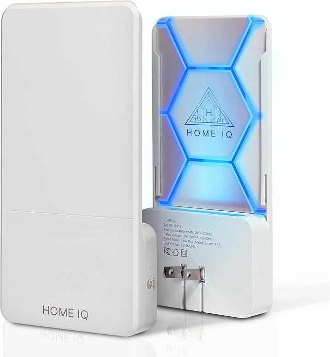 Indoor UV Pest Control Device and Night Light. LED Powered Flying Insect Trap for Flies, Moths