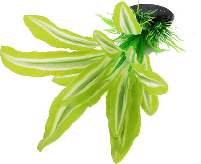Silk Aquarium Plants for Betta Fish Tank, 2 Pcs 8 Inch Small Silk Aquarium Plant Aquatic Water