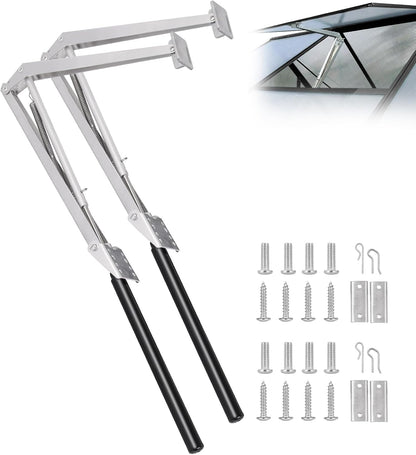 Auto Roof Vent Opener 2PCS Greenhouse Automatic Vent Window Opener Greenhouse Accessories Solar