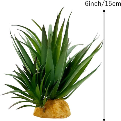 Smoothedo-Pets Reptile Artificial Plants Succulent Terrarium Decorative Desert Rainforest Plant