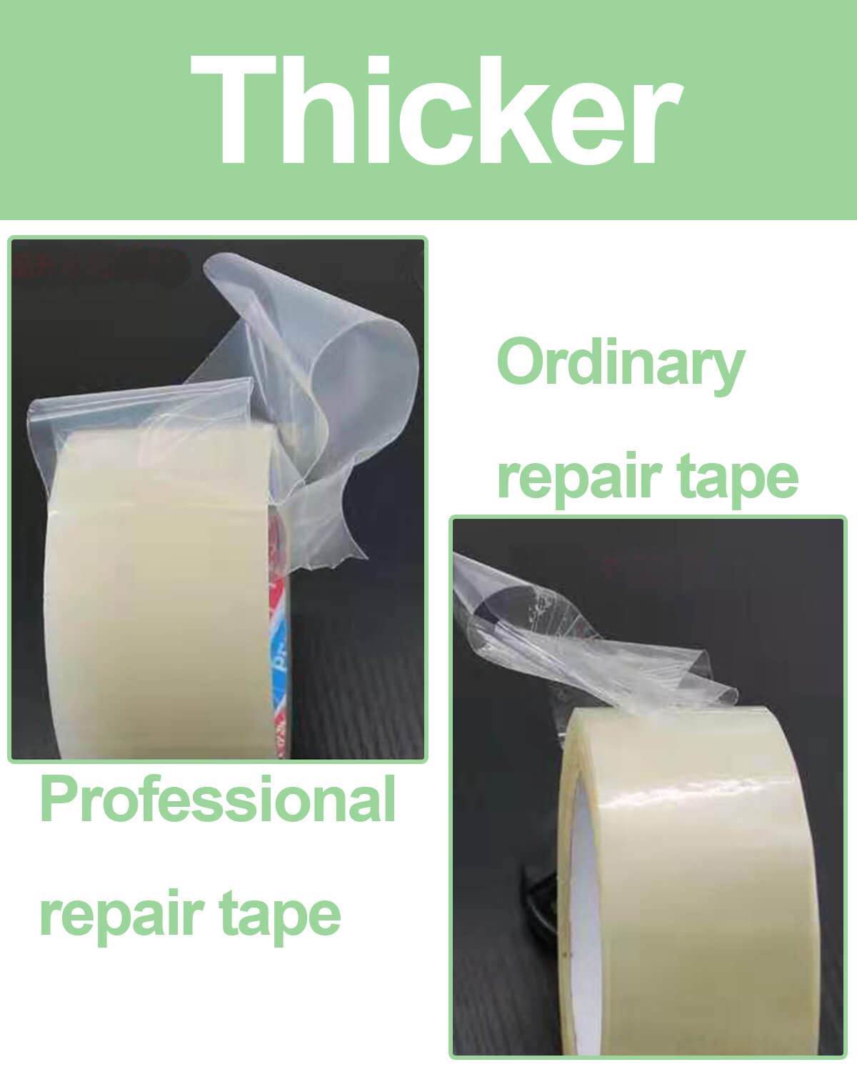 vensovo Greenhouse Covering Plastic Repair Tape - Heavy Duty 6″x108′ Garden Green House Sheeting