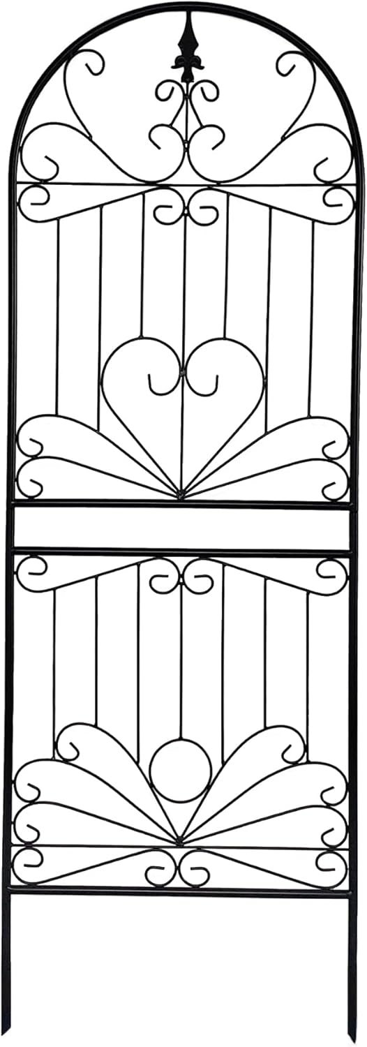 SCENDOR Trellis for Vines and Climbing Plants Outdoor, 70.8" H x 24.5" W Iron Wire Lattices Grid
