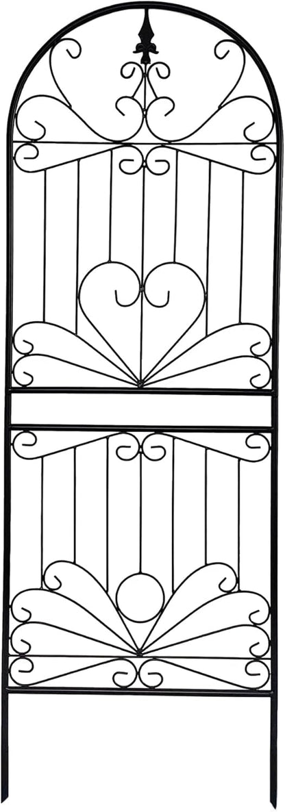SCENDOR Trellis for Vines and Climbing Plants Outdoor, 70.8" H x 24.5" W Iron Wire Lattices Grid