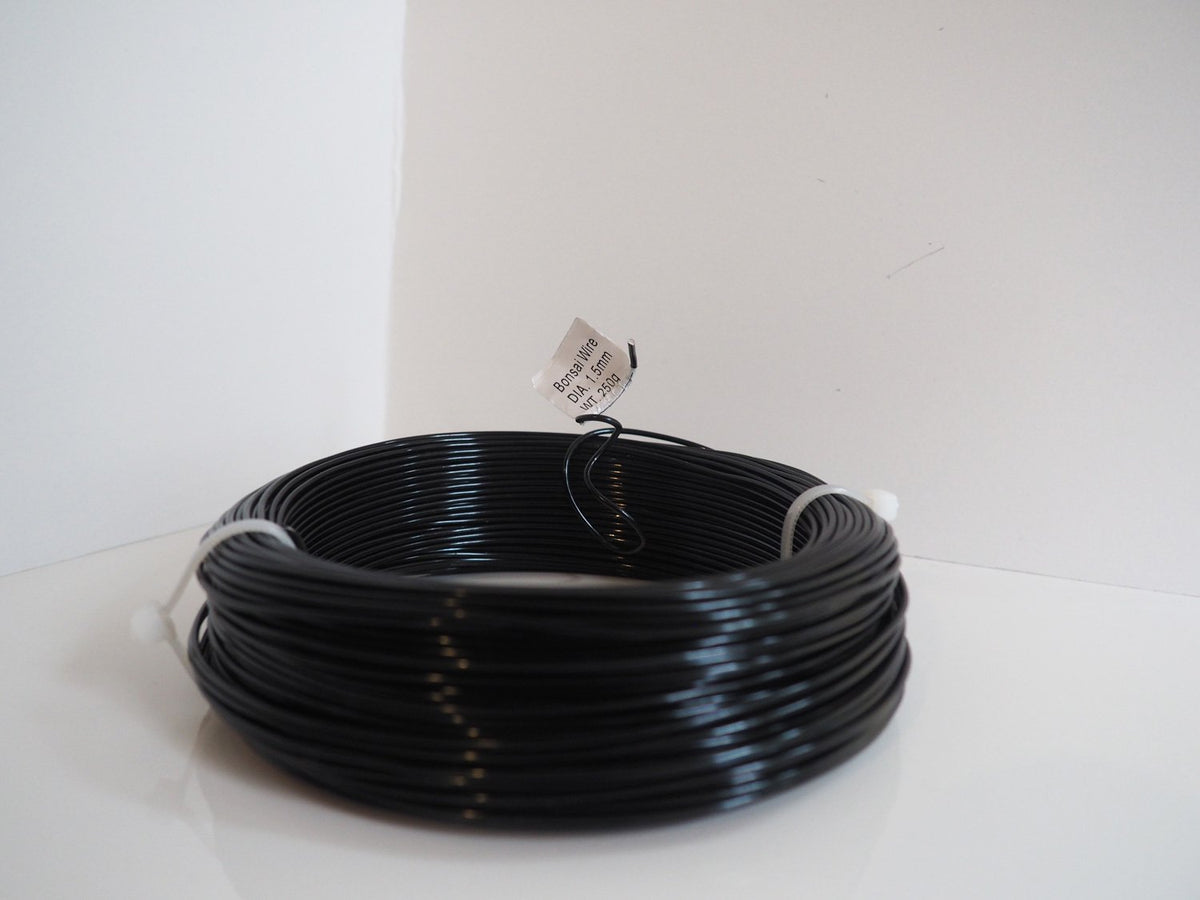 Anodized Aluminum 1.5mm Bonsai Training Wire 250g Large Roll (170 feet) - Choose Your Size and