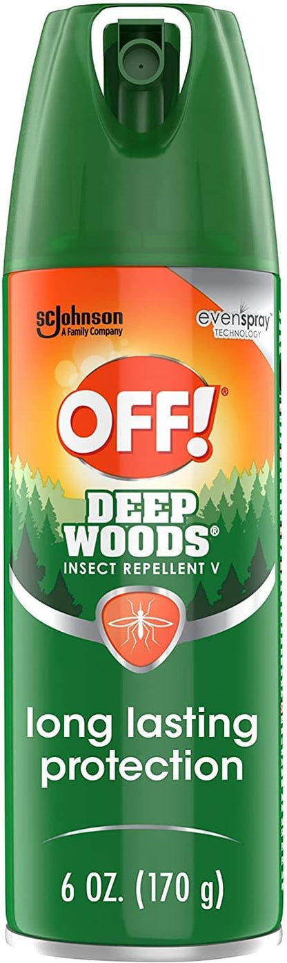 RaidOFF Off Deep Woods Insect Repellent 6oz (Pack of 9)