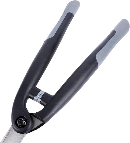 Garden Hedge Shears for Trimming and Shaping Shrubs with SK5 High Carbon Steel Non-Stick Blades