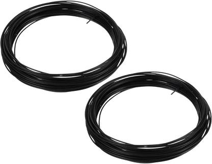 PATIKIL 1.0mm Bonsai Training Wire, 2 Rolls Floral Wire Stems Anodized Aluminum Tree Wire 65.6 Feet