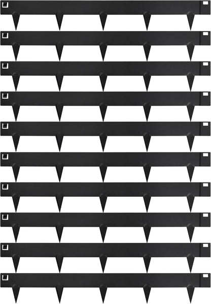 Worth Garden 10-Pack (34Ft Total) Galvanized Steel Landscape Lawn Edging - 6 in. H Bendable Metal