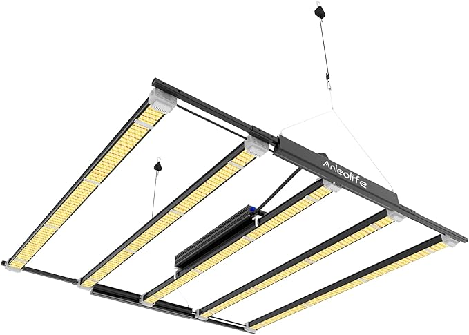 A ANLEOLIFE Stretchable LED Grow Lights with Samsung LM301H EVO Diodes 730W Full Spectrum Dimmable