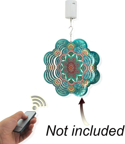 FONMY Hanging Display Motor 10 RPM Low Speed with Remote for Wind Spinner Ornament Hanging Decor