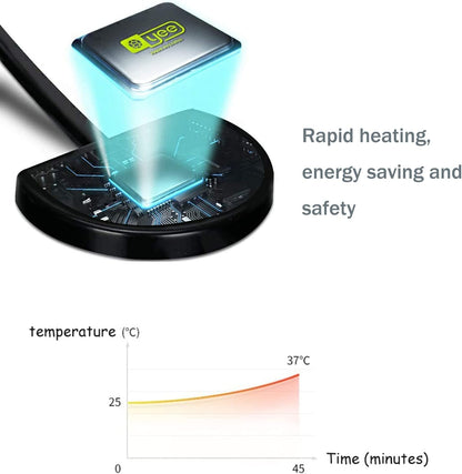 Reptile Heating Mat with Temperature Adjustment, Waterproof Reptile Heat Pad Under Tank Terrarium