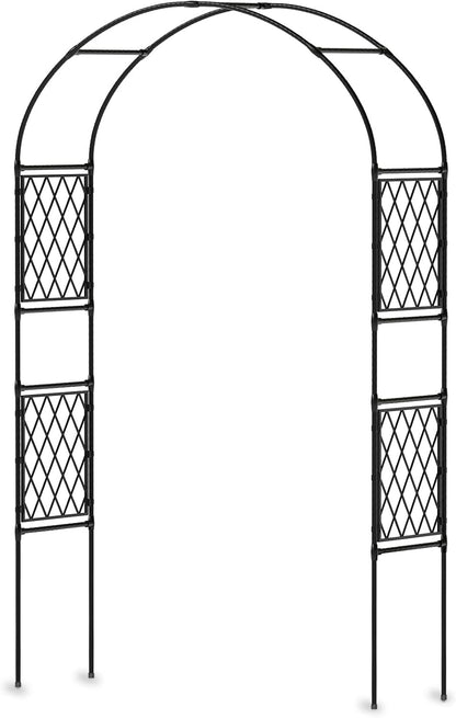 Metal Garden Arbor, Garden Arch Trellis for Climbing Plants, Decorative Archway Wedding Arch Frame