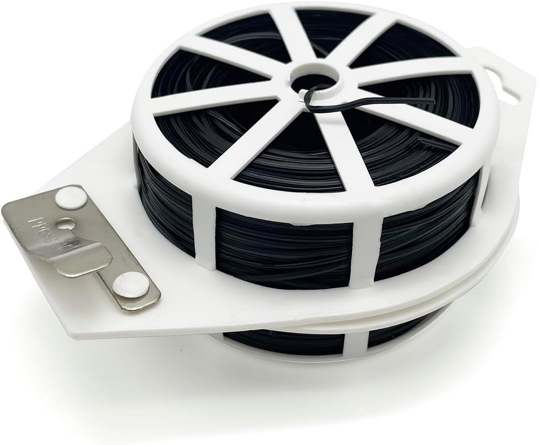 656ft (200m) Twist Ties, Garden Plant Ties with Cutter, Reusable Multifunctional Plant Ties, Fixing