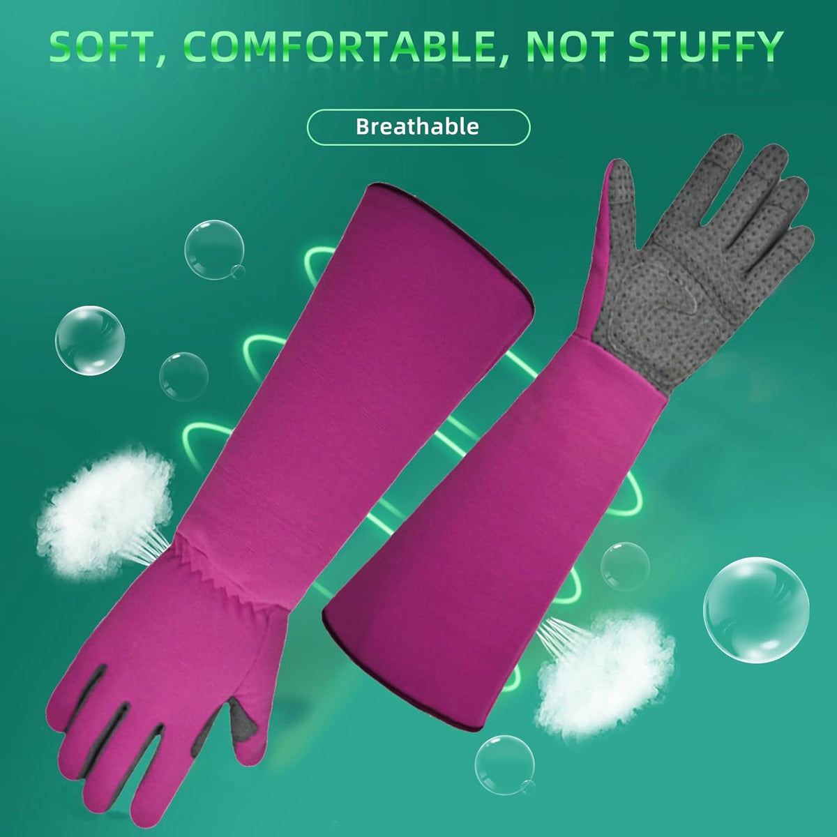 3-in-1 Gloves for Gardening, Farming & Cleaning, Stab-Proof, Anti-Slip, Wear-Resistant, Comfort