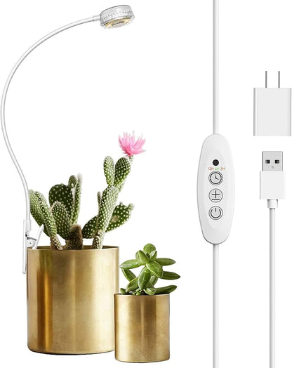 SANSI Grow Lights for Indoor Plants, Pot Clip LED Plant Lights for Indoor Growing, Full Spectrum