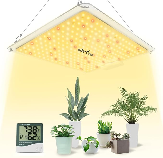LED Grow Light, SP1500 Sunlike Full Spectrum Dimmable Plant Lights with Thermometer, Growing Lamps