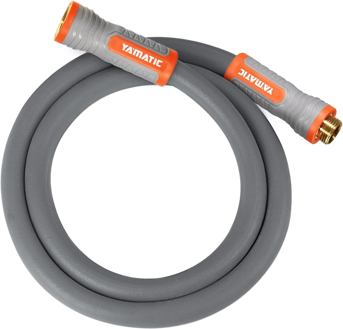 YAMATIC Short Garden Hose 5/8 in x 5 ft with Swivel Handle, Super Flexible Leader Hose for Hose