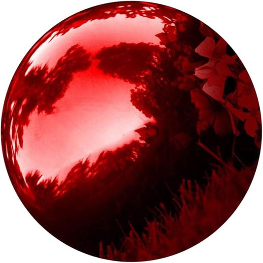 Stainless Steel Polished Gazing Ball Reflective Garden Mirror Sphere Decor for Outdoor Spaces