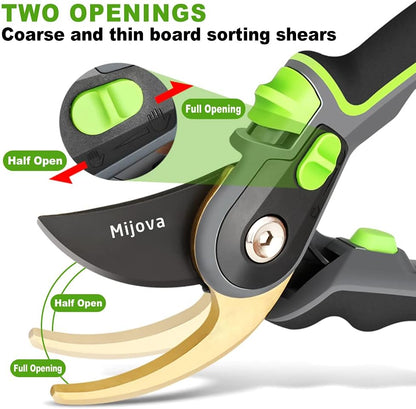 Pruning Shears, Heavy Duty Handheld Gardening Scissors, High Carbon Steel Plant Shears Use for
