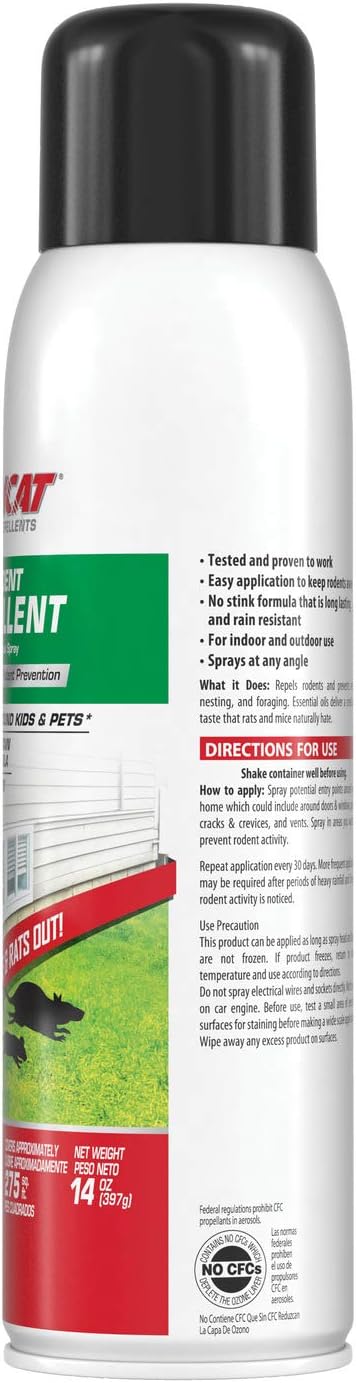Tomcat Repellents Rodent Repellent Continuous Spray, 3-Pack, 14 oz