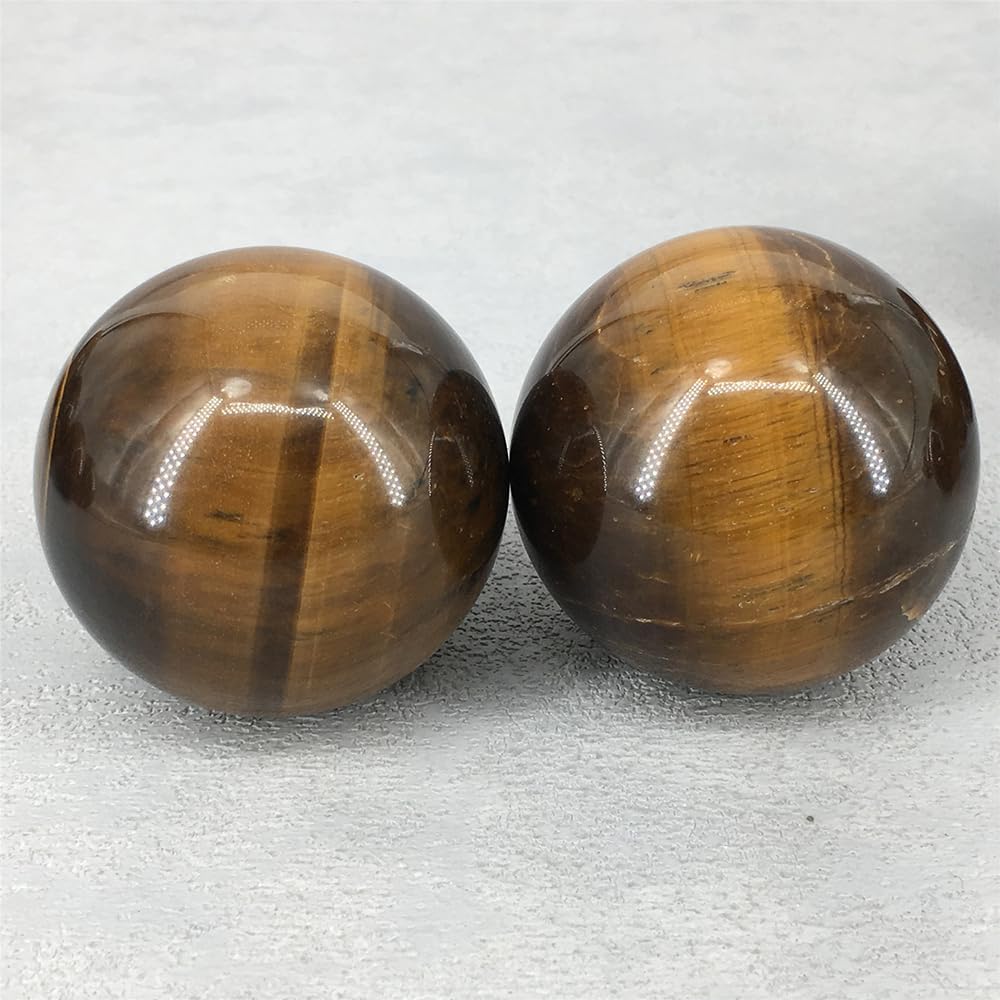 4-5CM/1.58-1.97inch Ttiger Eyes Crystal Ball Polished Natural Tiger Eye Stone Sphere Decorative