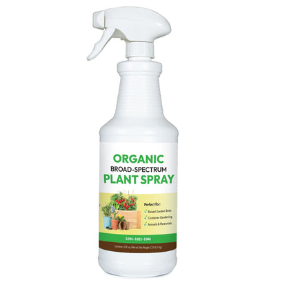 Organic Broad-Spectrum Plant Spray - Foliar Liquid Plant Food in a Spray Bottle for Outdoor