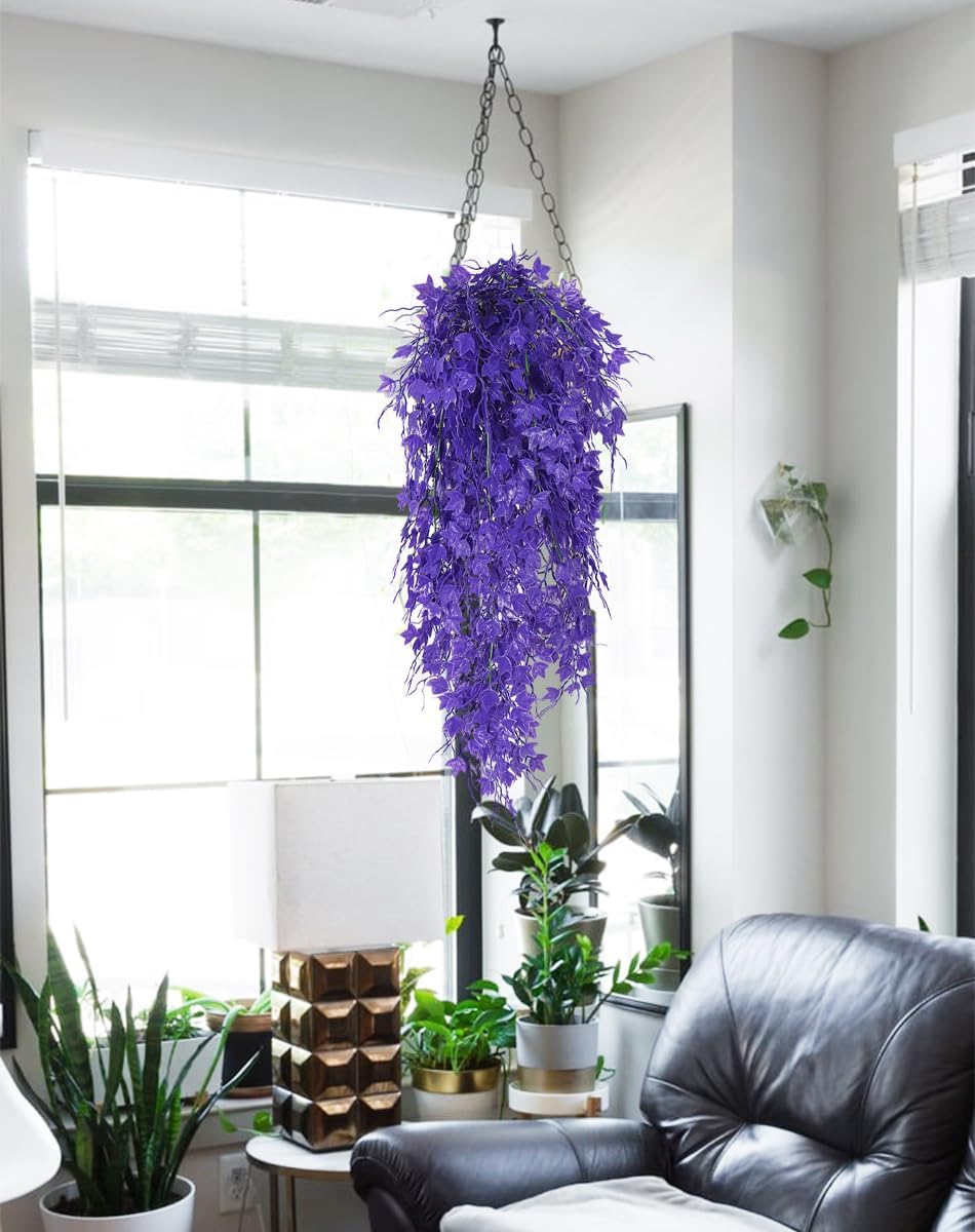 Fake Hanging Plants Fake Ivy Vine Artificial Ivy Leaves Artificial Hanging Plant Faux Plant Hanging