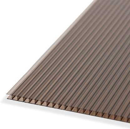 BPS 6Pcs 62'' (W) x 28'' (L) x 0.2'' Polycarbonate Panels, Waterproof UV Protected Reinforced