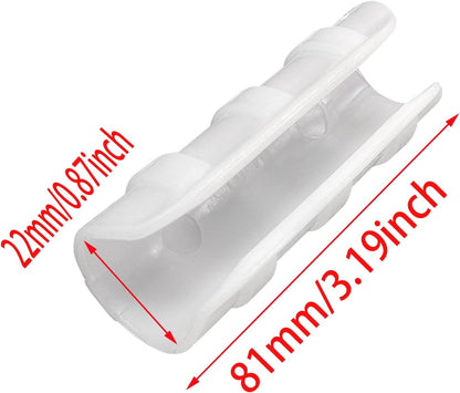 FDXGYH 20 Pcs Greenhouse Film Clamps ABS Snap ClampTube Clip Garden Buildings Tube Clip for 3/4"