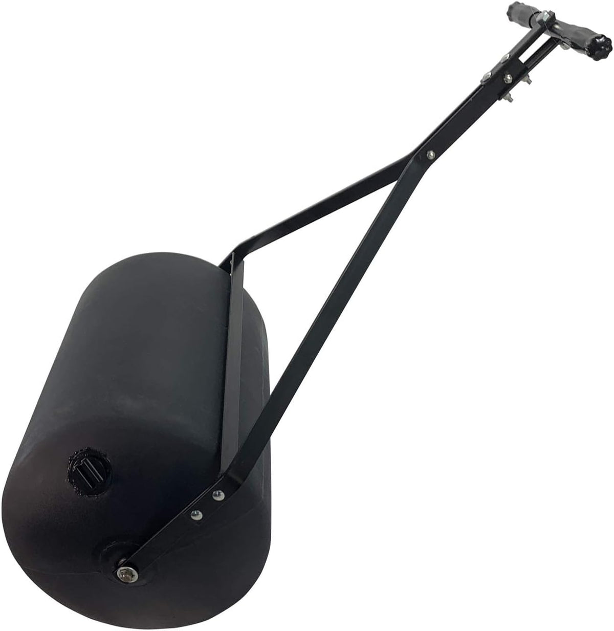 Brinly PRC-241BH-A 270 lb. Combination Push/Tow Poly Lawn Roller with Easy-Turn Tethered Plug, 18