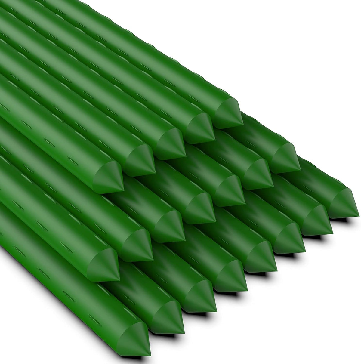 2Feet 24inch Garden Stakes Sturdy Plant Sticks Support Tomato Stakes for Vegetable,Pack of 20