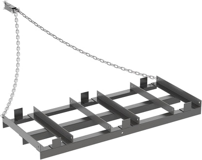 4FT Drag Harrow for ATV, Tractor & UTV, Heavy Duty Tow Behind Driveway Grader with 6FT Chain Link
