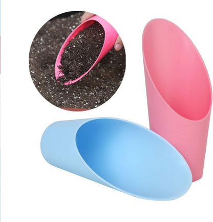 5 PCS Bonsai Soil Scoops, Plastic Garden Soil Scoops, Colorful Small Gardening Tools, Potting